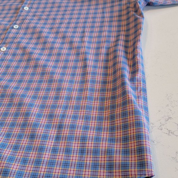 BUGATCHI Classic Fit Men's Long Sleeve Plaid Button Down Multi Color Size Large - Picture 3 of 13